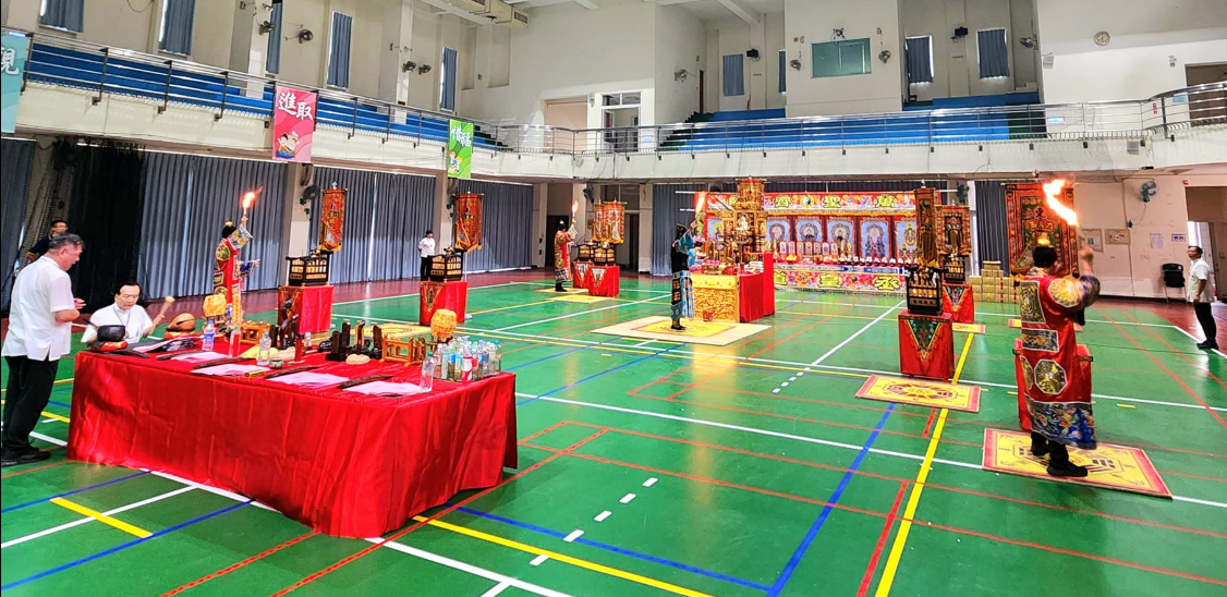 文國小淨地靈法會現場，全方位淨化與祈福，開啟事業新局面