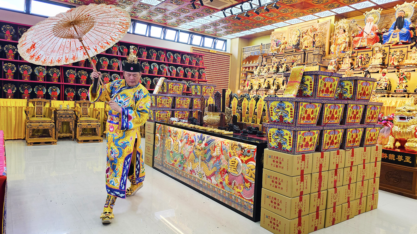 丞皇金棺龍斗神基法，法會過程