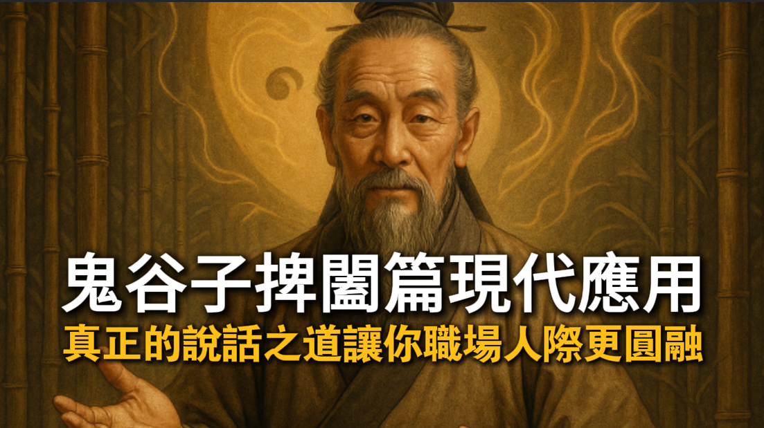 鬼谷子捭闔篇智慧，掌握說話時機與溝通策略，提升人際與職場表現