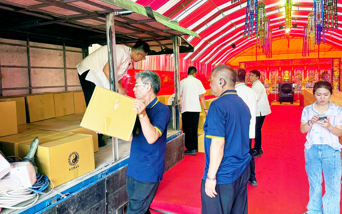 中元普渡公益捐贈｜丞皇總道院捐助白米、供品千份 延續功德助弱勢