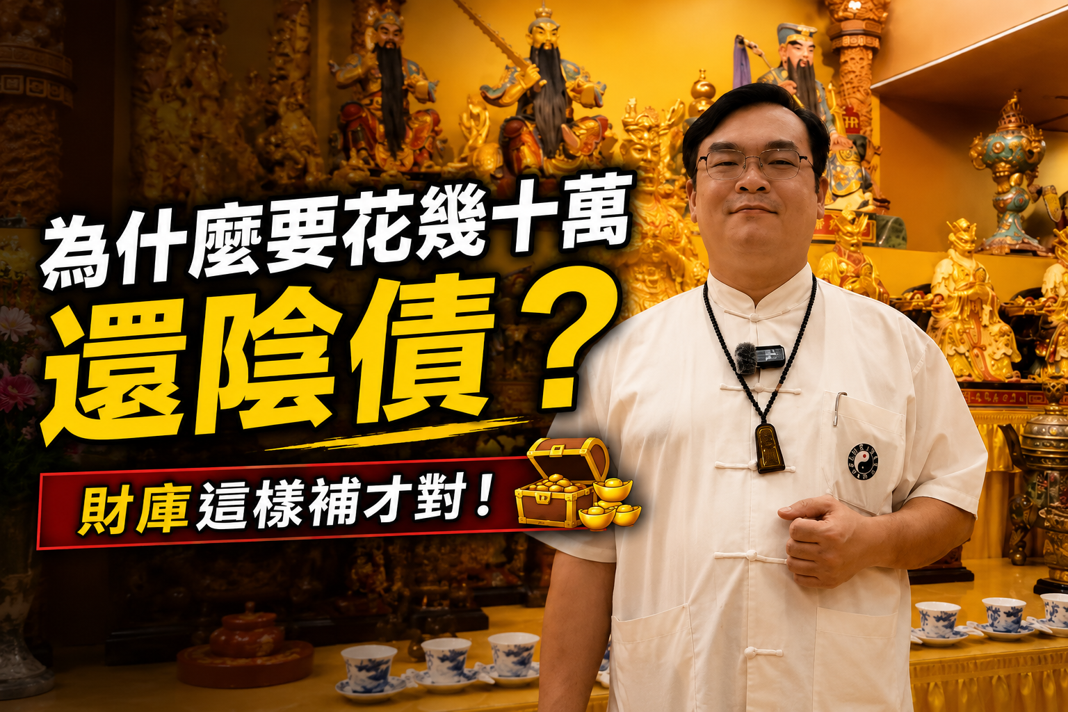 被恐嚇要花幾十萬還陰債？老師踢爆網路話術！財庫這樣補才對！