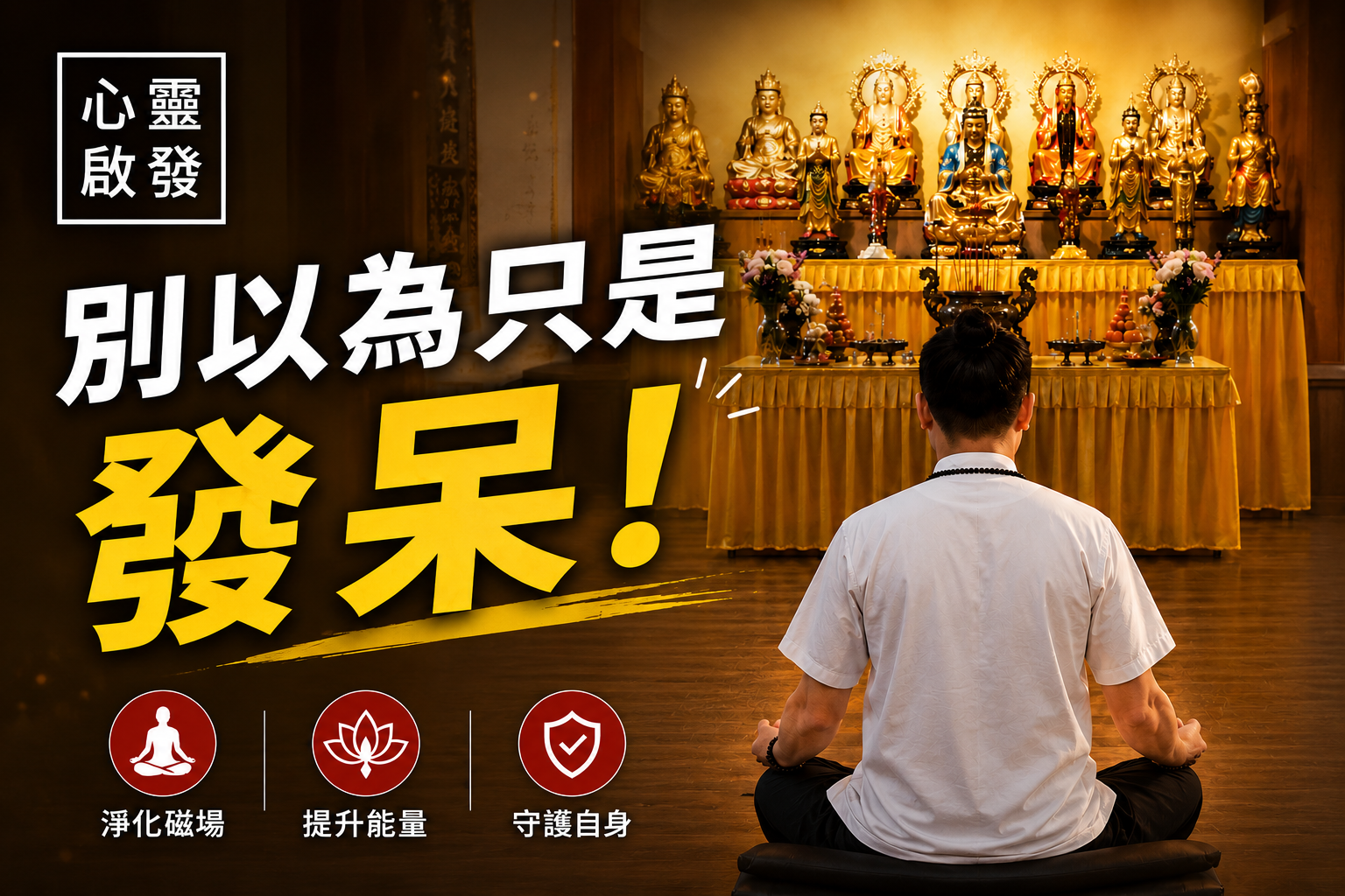 別以為只是在發呆！命理老師天天「打坐禪修 」，幕後真相大公開！