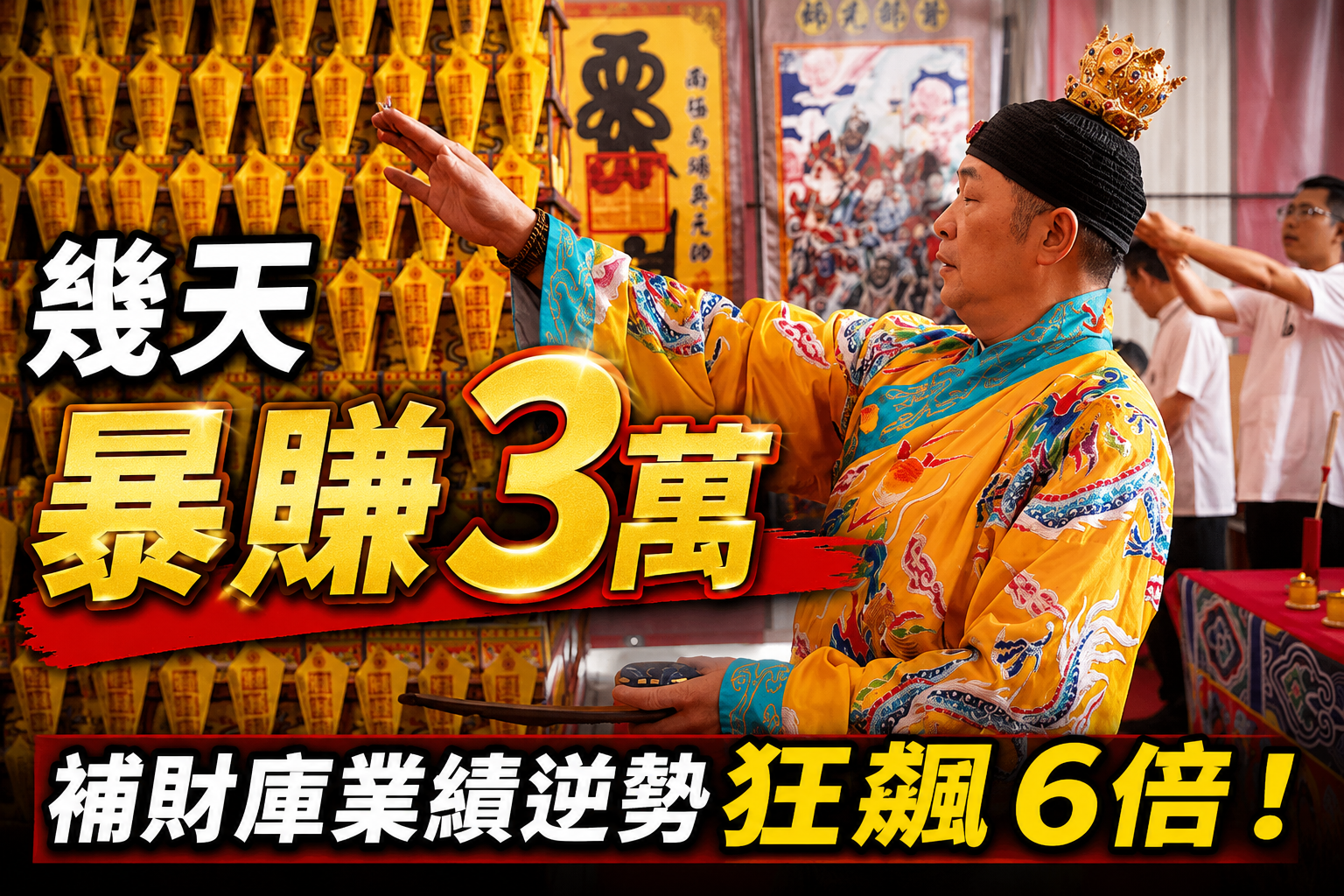 【補財庫見證】花藝訂單幾天暴賺3萬！花藝師親測五一補財庫：徹底鎖死漏財破洞，業績逆勢狂飆6倍！