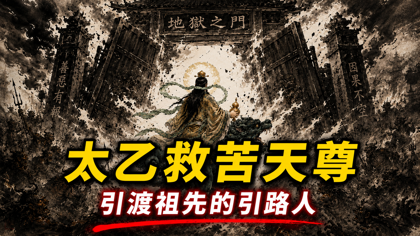 【神明故事】中元普渡必拜！地獄之門因祂而開，太乙救苦天尊化身十殿閻羅，引渡祖先重獲新生的引路人！