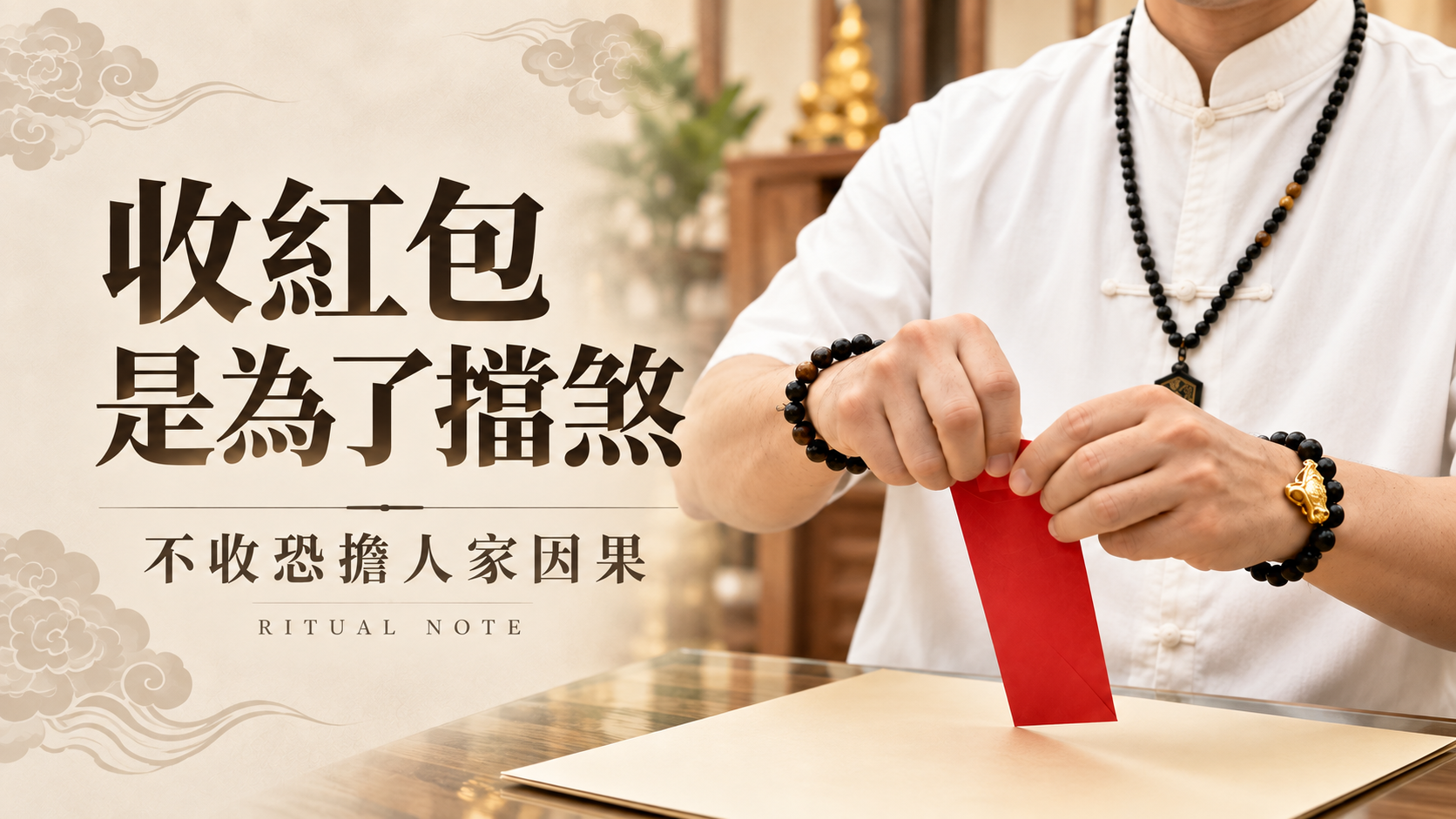 問事一定要收紅包？還要把頭撕掉？揭密替人指點迷津背後的因果與擋煞真相！