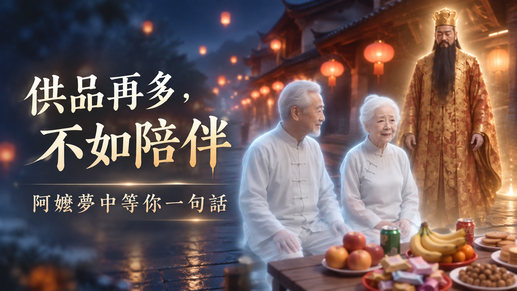 祭祖真正的心意｜供品寄再多，都不如親口說一聲「我回來了」