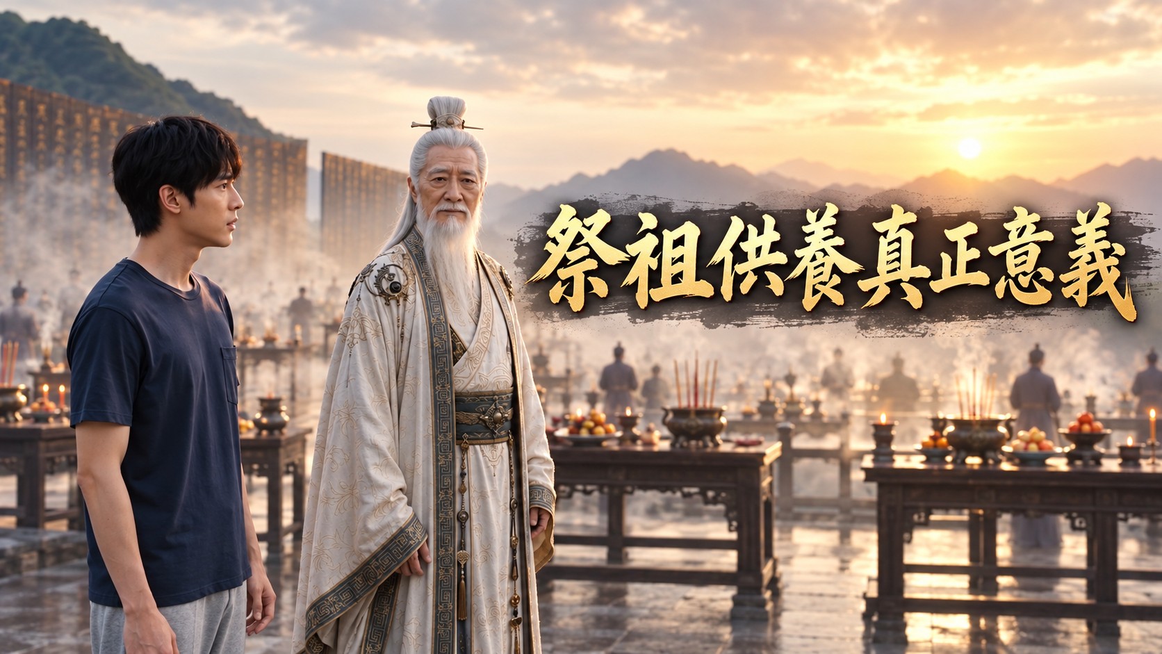 一句隨便拜拜…夢裡阿公竟只剩白粥？王禪祖師震撼揭密：祭祖供養對祖先的真正意義！